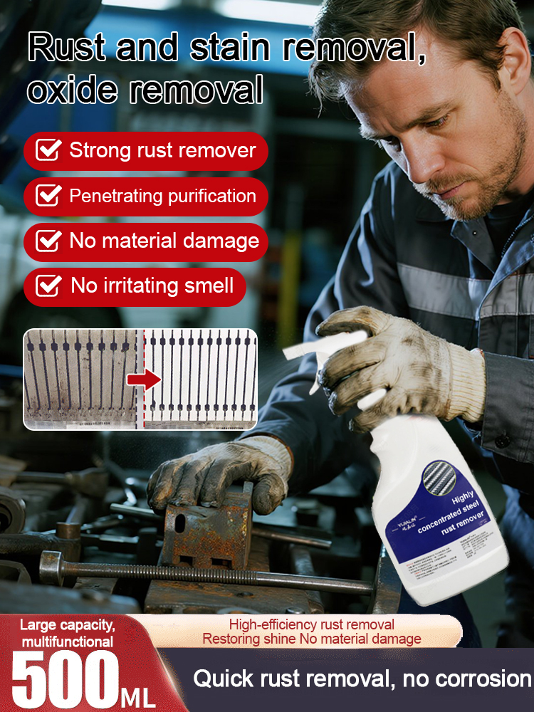 【✨️Rapid Rust Remover】Powerful Steel Rust Remover❤️3-Second Rust Removal|Odorless