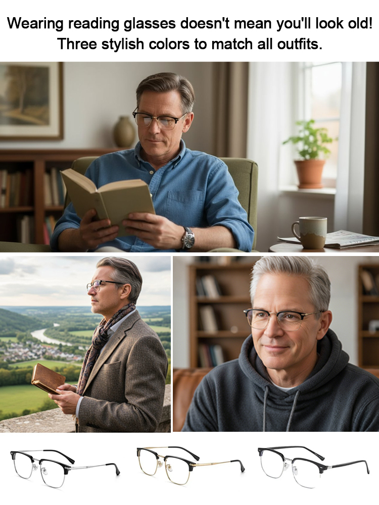 Auto-focus blue light blocking reading glasses