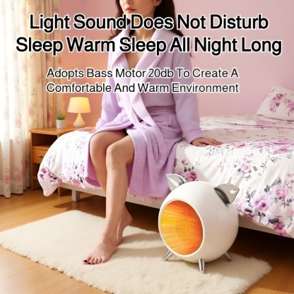 Rapid Warming Electric Heater with Overheat Protection - Stylish and Safe