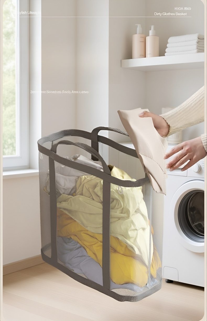 Easy to install wall basket for home organization