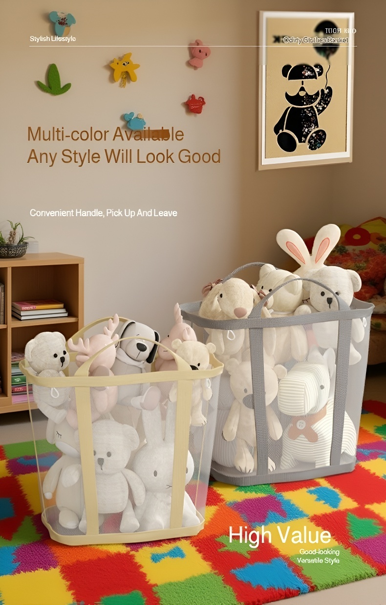 Compact wall-mounted basket for small spaces