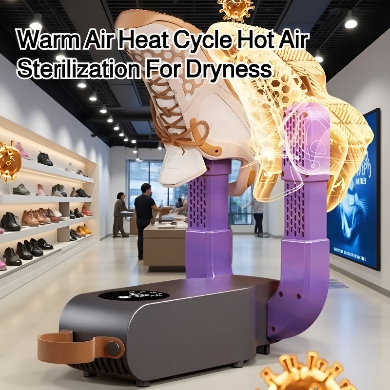 Multifunctional 360° Cycle Shoe Dryer with Timer, Antibacterial & Deodorizing for All Seasons