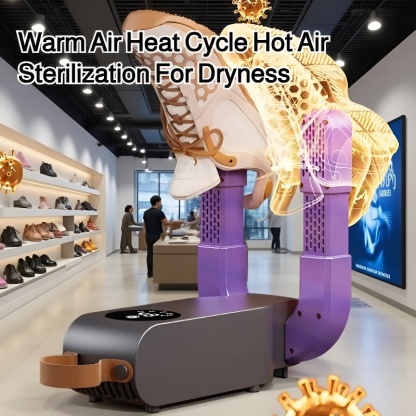 Multifunctional 360° Cycle Shoe Dryer with Timer, Antibacterial & Deodorizing for All Seasons