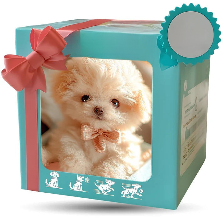 Robot Puppy Short-Fur Plush Doll [Free replacement in case of failure within 10 years]