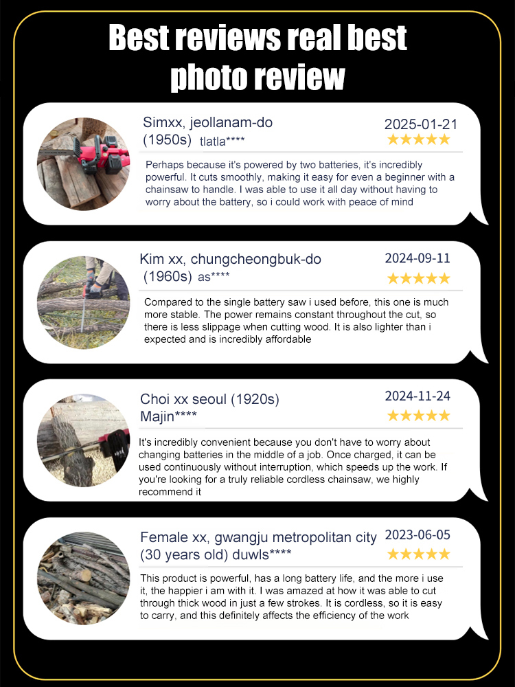 Handheld electric saw with lithium battery, high performance and low noise