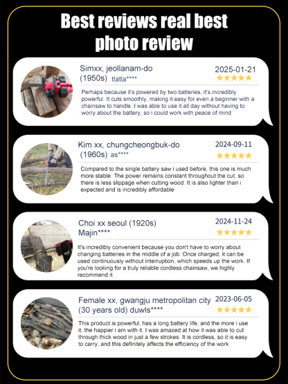 Handheld electric saw with lithium battery, high performance and low noise