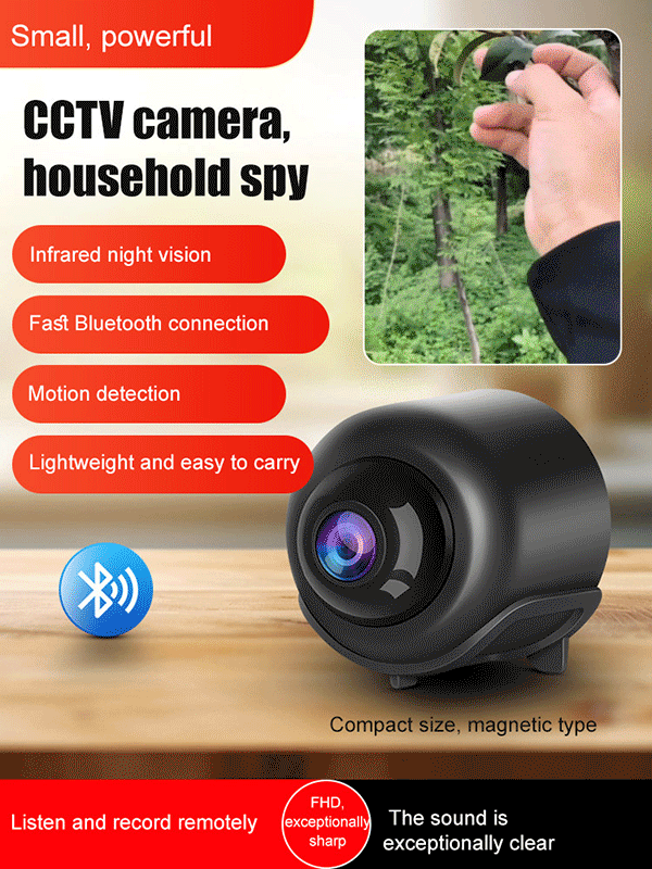 SL Mini Magnetic WiFi Security Camera | 1080p HD with Night Vision & Motion Alerts