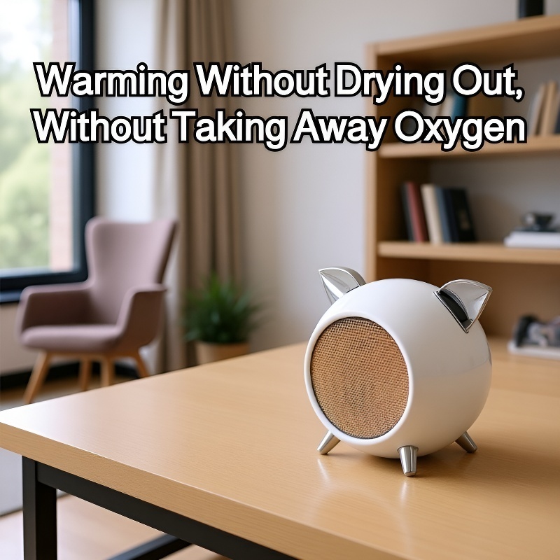 Rapid Warming Electric Heater with Overheat Protection - Stylish and Safe