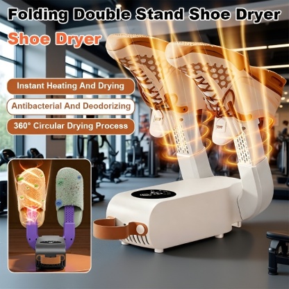 Multifunctional 360° Cycle Shoe Dryer with Timer, Antibacterial & Deodorizing for All Seasons