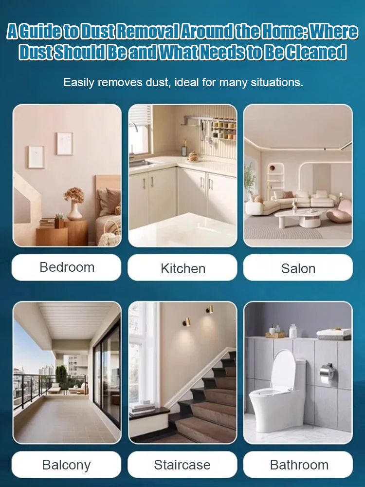 [Dust-free for the whole family 365 days a year] Multifunctional dust-removing box