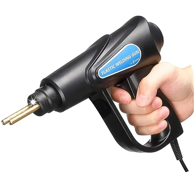 160W Kunststoff Schweißgerät Auto Stoßstange Reparaturset 800PCS 6 Arten Klammern,Hot Hefter Kunststoff Schweißer Reparatur Set,Kunststoff Schweiß Reparatur,Flach/Außenecke/Innenecke/Wellenklammern