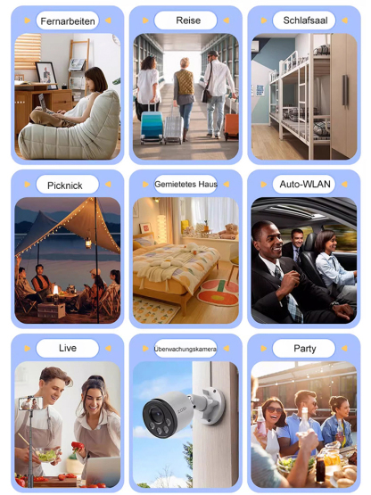 【📶Tragbares WLAN, gemeinsam entwickelt von einem Telekommunikationsunternehmen und der Universität München.】🔥Jetzt für begrenzte Zeit im Angebot!