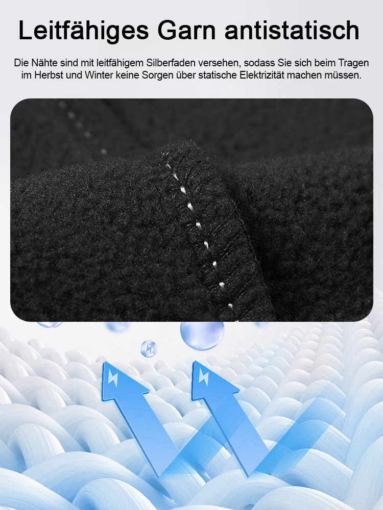 【Neue Herbst-/Winterkollektion der norwegischen Premium-Outdoor-Marke】Doppelseitige Fleecejacke mit Kapuze✨Der zweite Artikel kostet nur 26 €!