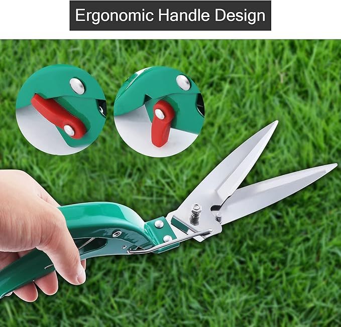 eROOSY Gartenwerkzeug, Gartengeräte Gartenwerkzeug Set aus Edelstahl Gartenarbeit Set mit Koffer, Geschenk für Gartenliebhaber (Grün)