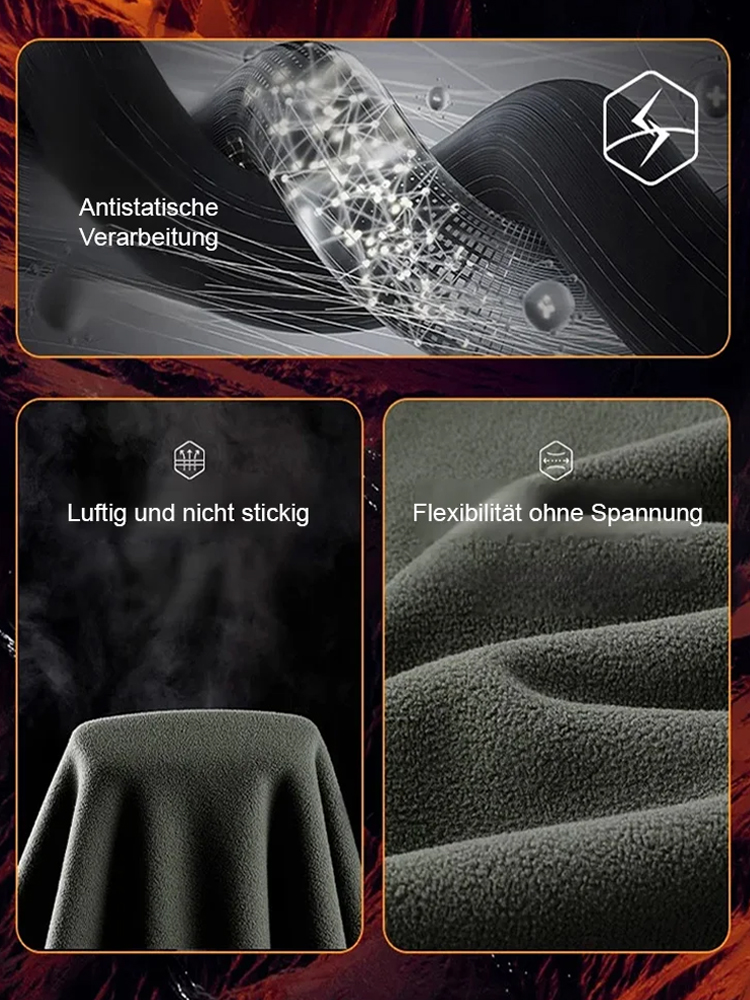 【Neue Herbst-/Winterkollektion der norwegischen Premium-Outdoor-Marke】Doppelseitige Fleecejacke mit Kapuze✨Der zweite Artikel kostet nur 26 €!