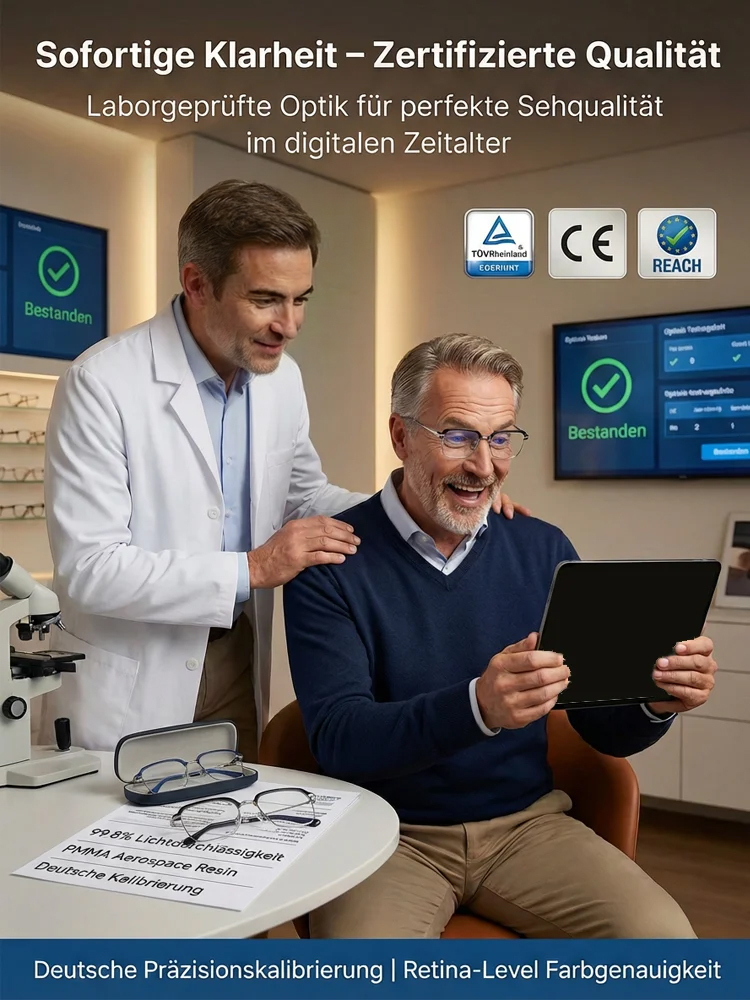 Ultra-klare Waben-Phototrope Lesebrille