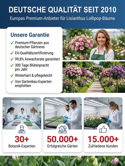 Lisianthus Lollipop-Baum | Ganzjährige Blütenpracht