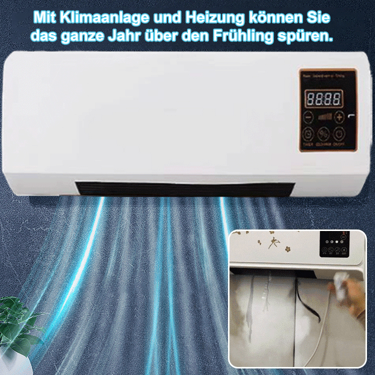 【50% Super Rabatt】Installationsfreie mobile Wandklimaanlage, sowohl für Kühlen als auch Heizen