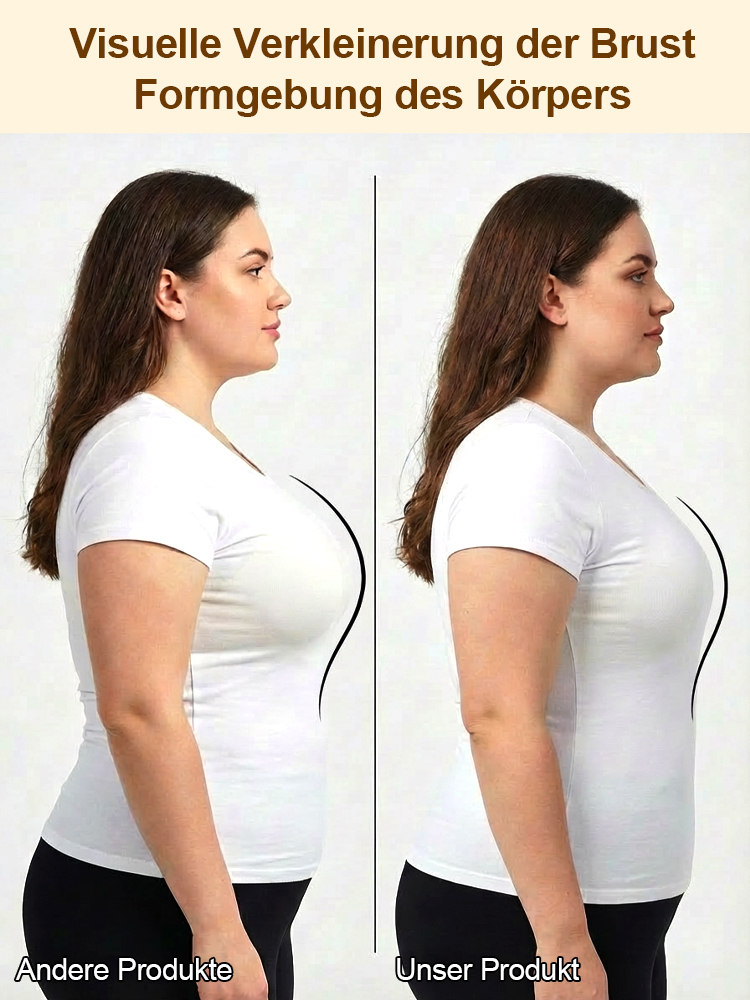 Revolutionärer 3D-Leicht-BH: Lässt optisch zwei Körbchengrößen kleiner wirken – für eine schlanke Silhouette ❤️ Nur 0,2 cm dünn, ganz ohne Bügel, maximaler Komfort