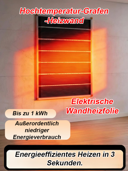 Innovation aus München | Graphen Ferninfrarot Wandheizung |3-Sekunden-Blitzwärme ✨