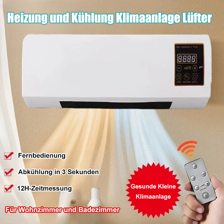 【50% Super Rabatt】Installationsfreie mobile Wandklimaanlage, sowohl für Kühlen als auch Heizen