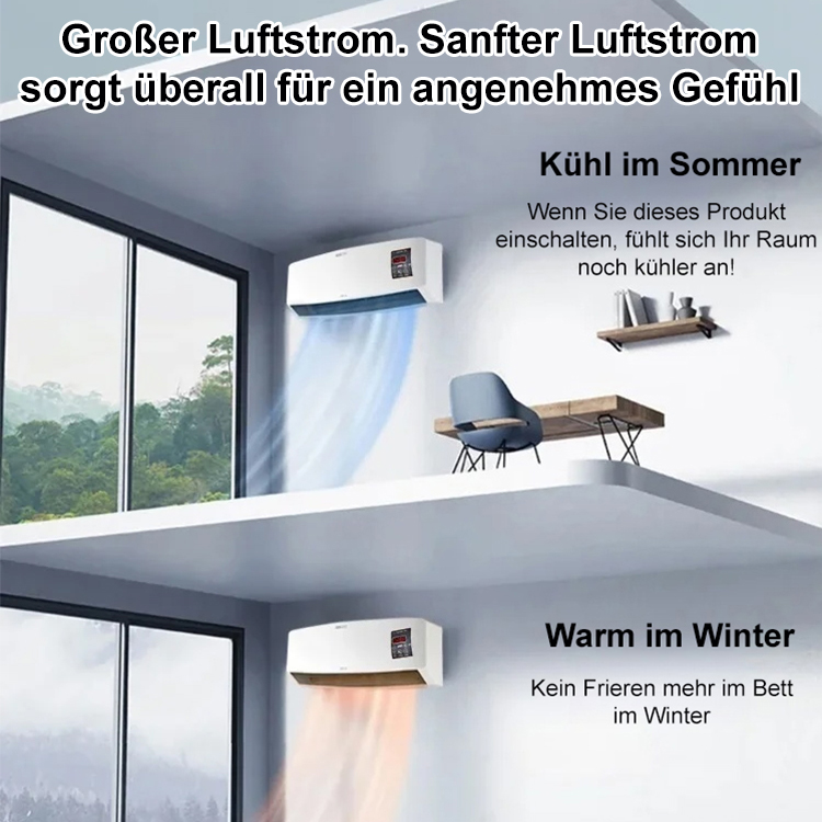 【50% Super Rabatt】Installationsfreie mobile Wandklimaanlage, sowohl für Kühlen als auch Heizen