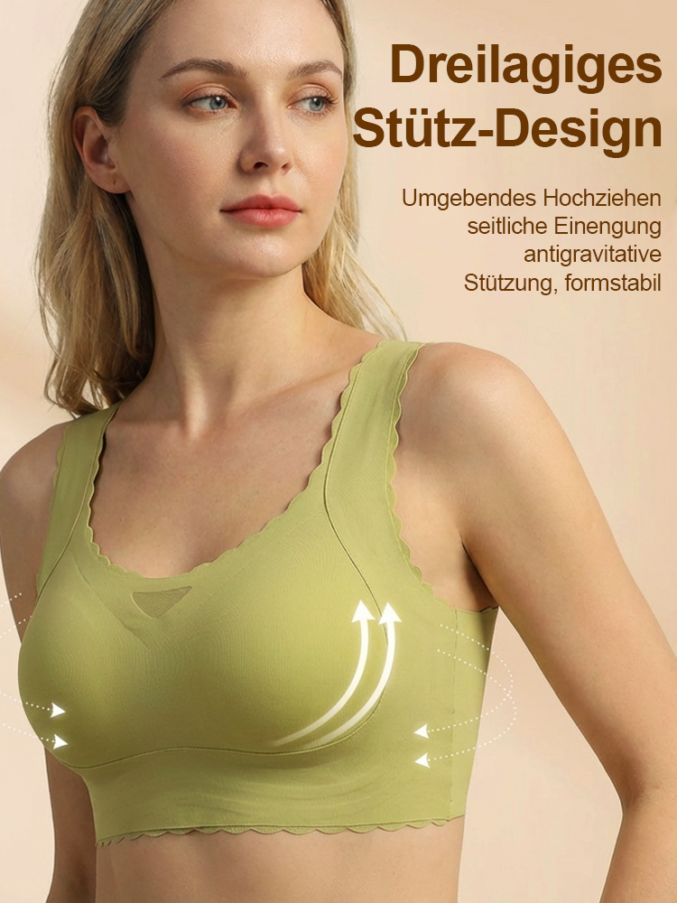 Revolutionärer 3D-Leicht-BH: Lässt optisch zwei Körbchengrößen kleiner wirken – für eine schlanke Silhouette ❤️ Nur 0,2 cm dünn, ganz ohne Bügel, maximaler Komfort