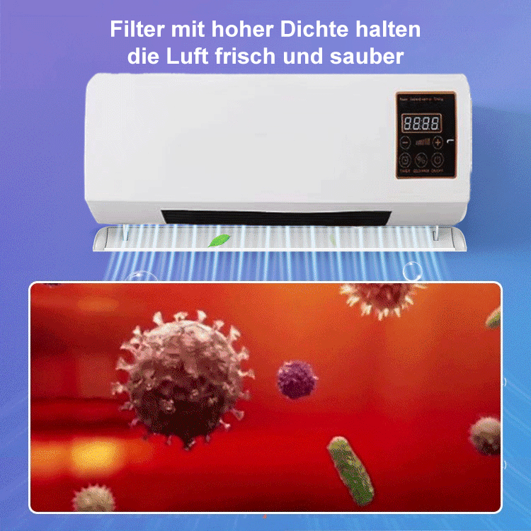 【50% Super Rabatt】Installationsfreie mobile Wandklimaanlage, sowohl für Kühlen als auch Heizen