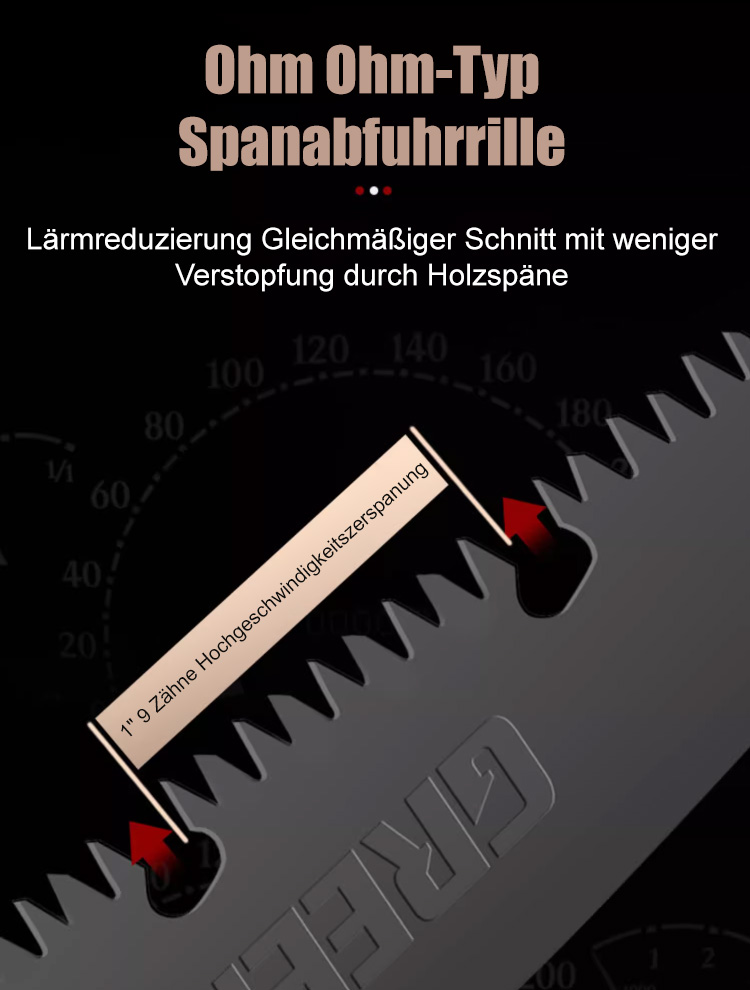 【5 Jahre Garantie】 Professionelle Klappsäge aus Manganstahl – 3-fache Schnittgeschwindigkeit, 90 % weniger Kraftaufwand, rostet und bricht garantiert 20 Jahre lang nicht.