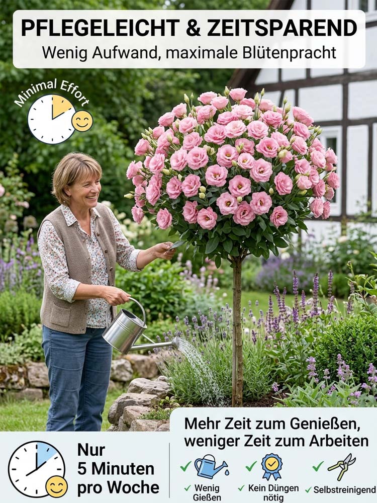 Lisianthus Lollipop-Baum | Ganzjährige Blütenpracht