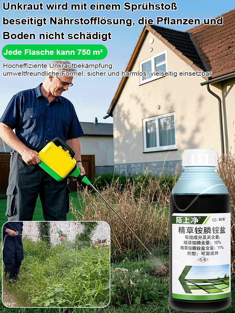 【Agrarsubvention 2026: 1 kaufen, 1 gratis】Schnelle Wirkung in 3 Stunden – entfernt selbst tief verwurzeltes Unkraut bis 60 cm mühelos