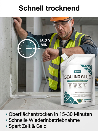 🧱 Verabschieden Sie sich von teuren Reparaturkosten! Professionelle selbstnivellierende Rissreparatur-Flüssigkeit | 1 Beutel für 50 Meter Riss, 20 Jahre Haltbarkeit (Heute zum halben Preis)