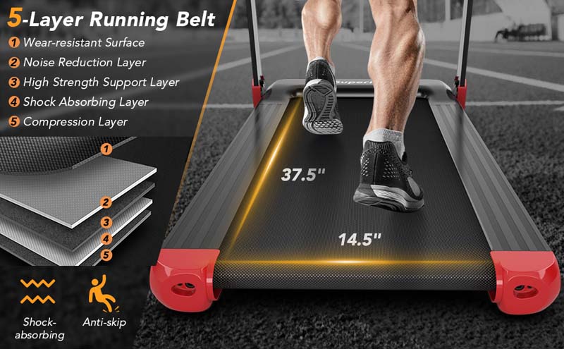 Eletriclife 2.25 HP Electric Folding Treadmill with APP Control