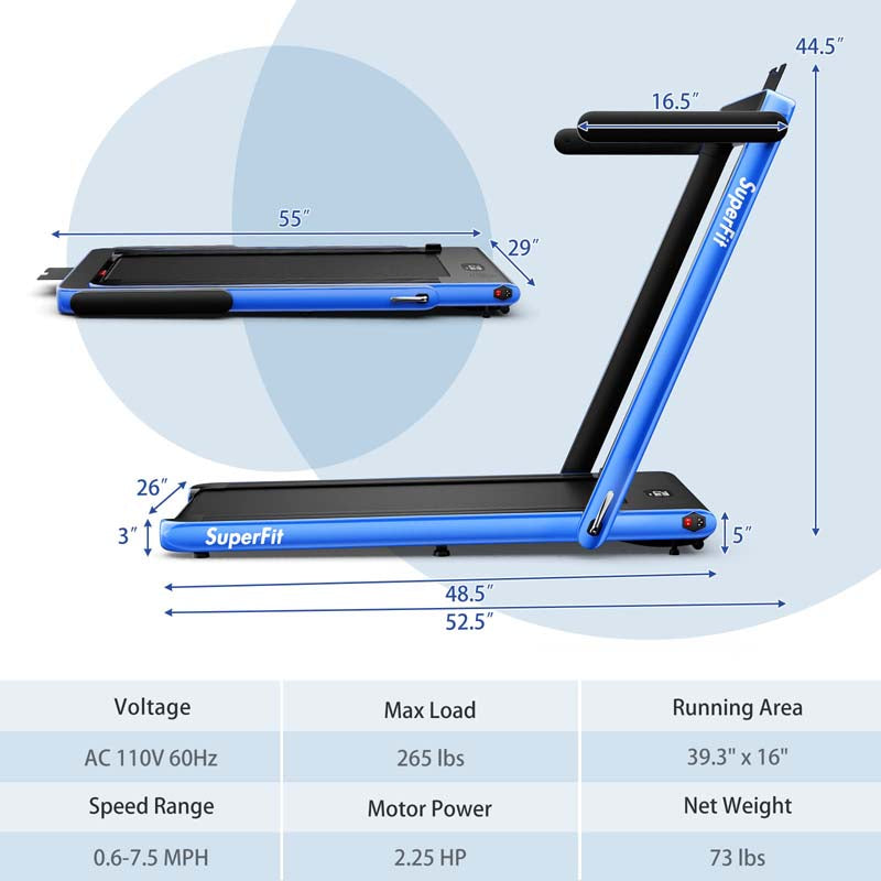 Eletriclife 2 in 1 Under Desk Treadmill