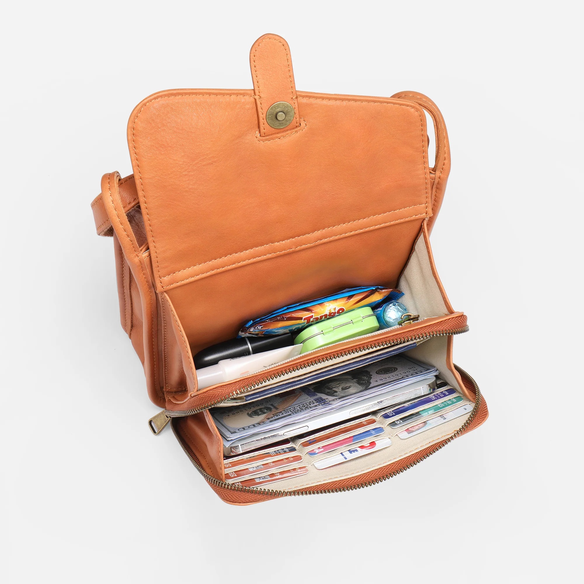 [Copy]Women's Calfskin Leather Crossbody Bag