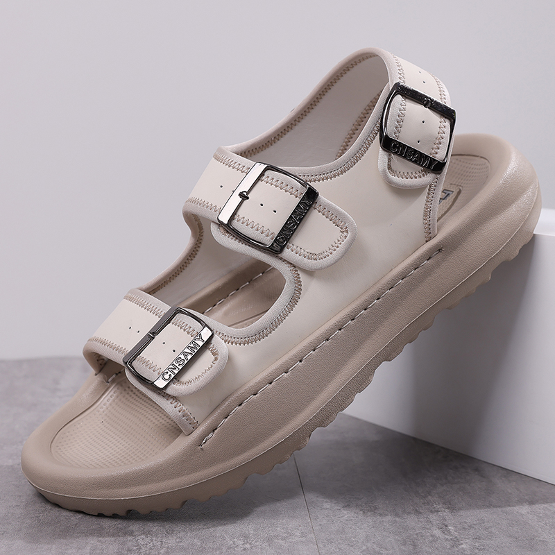 Men’s Calfskin Leather Beach Sandals