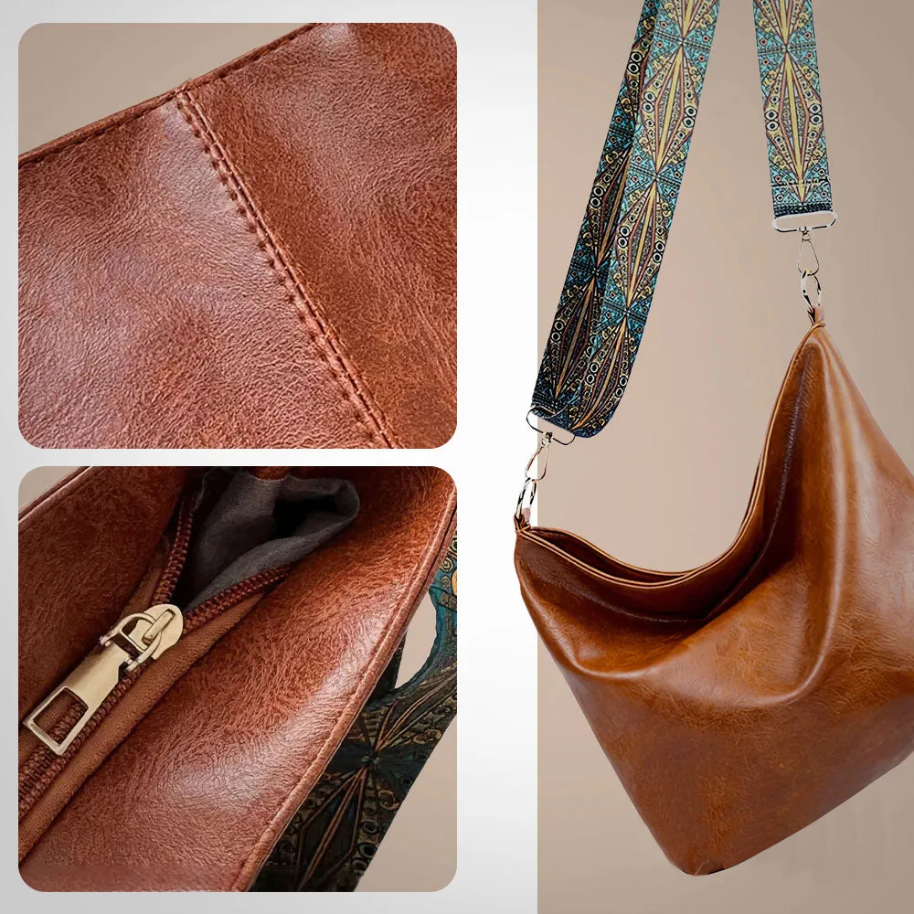 Women's Calfskin Leather Shoulder Bag