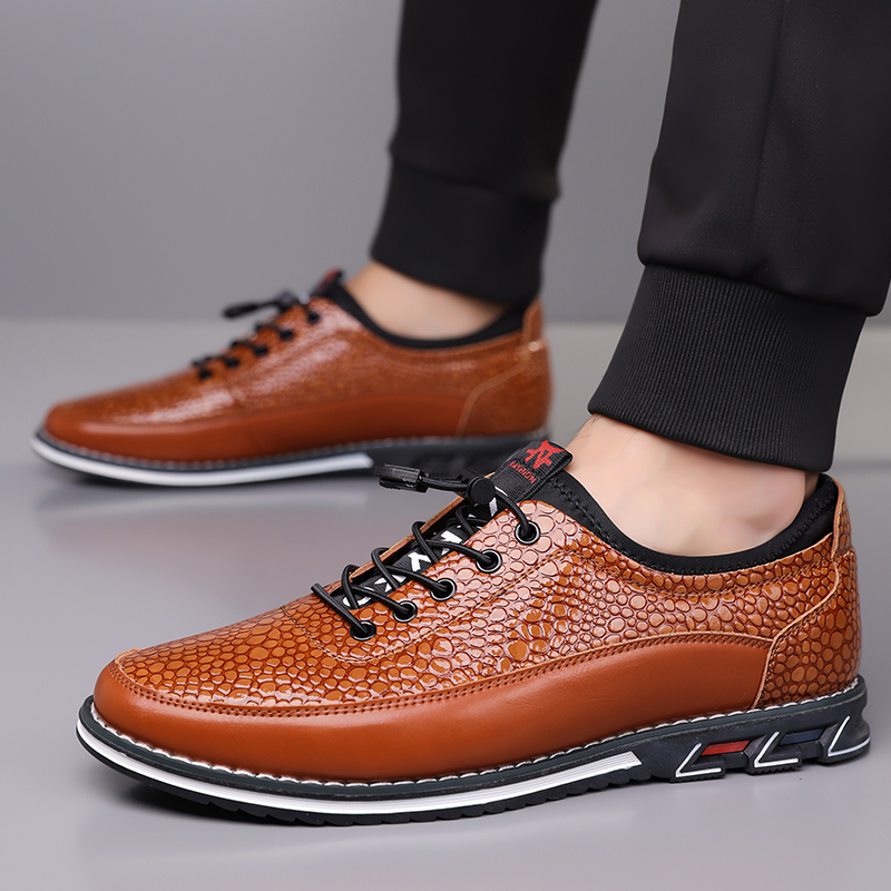 Men's Fashion Calfskin Leather Shoes