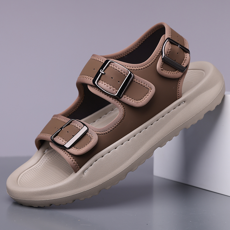 Men’s Calfskin Leather Beach Sandals