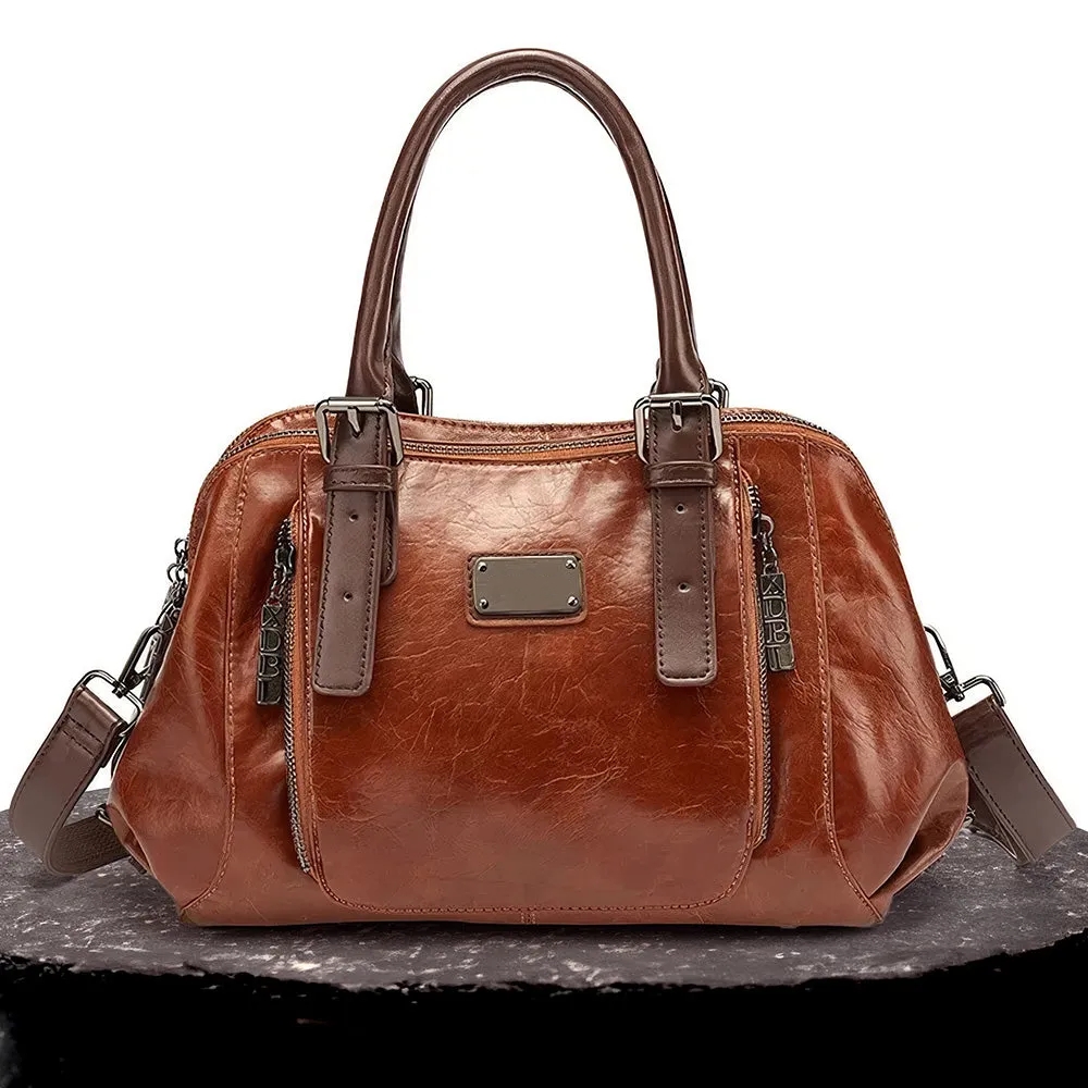 Women's Calfskin Leather Shoulder Bag