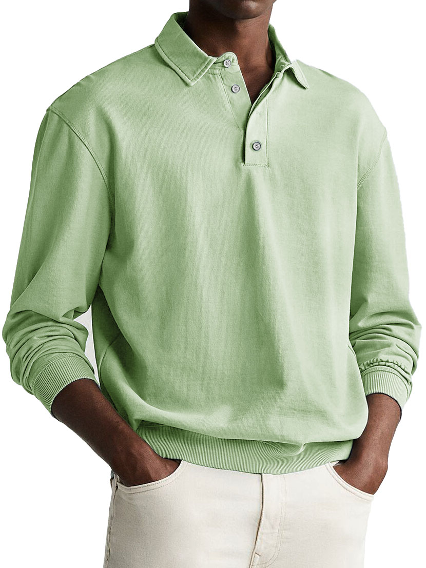Men Can't Get Enough of This Cozy Polo Shirt