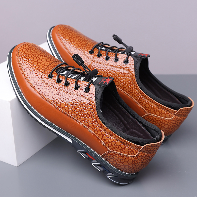 Men's Fashion Calfskin Leather Shoes