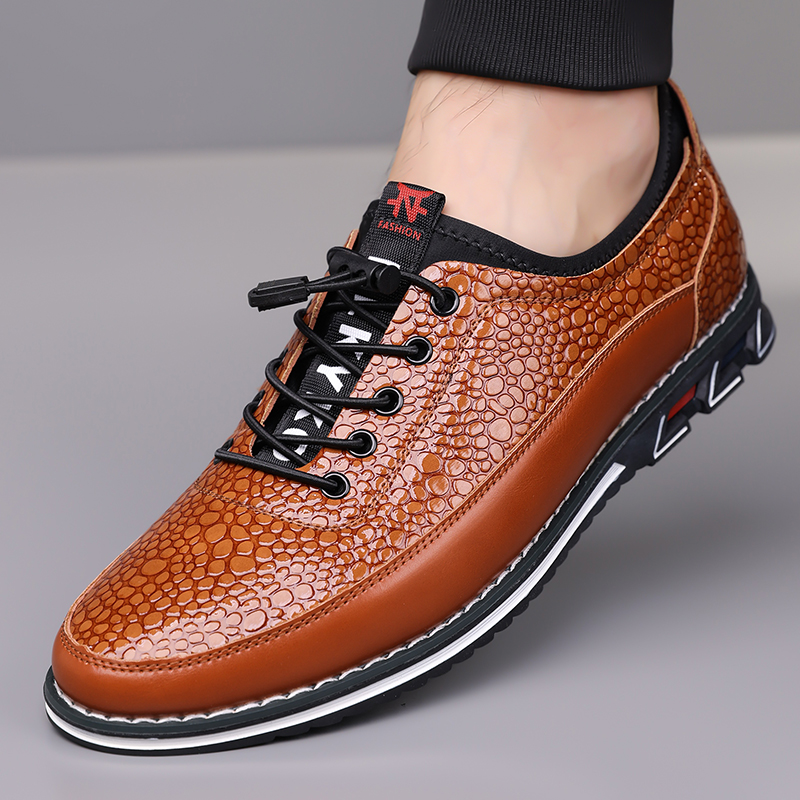 Men's Fashion Calfskin Leather Shoes