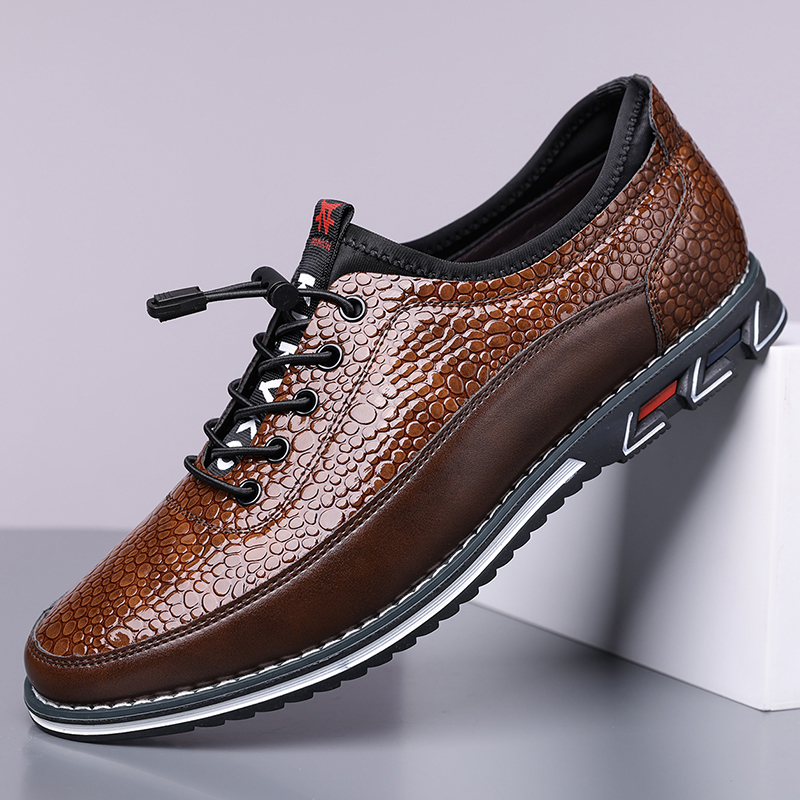 Men's Fashion Calfskin Leather Shoes