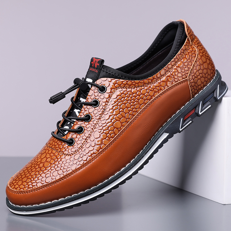 Men's Fashion Calfskin Leather Shoes