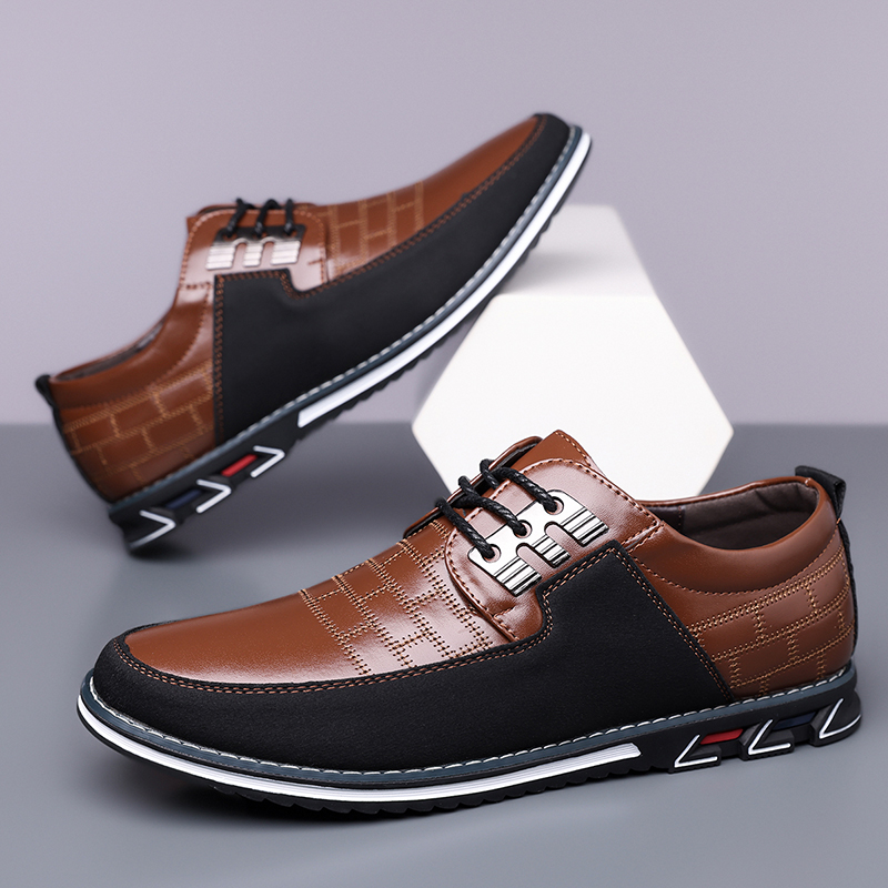 Men's Fashion Calfskin Leather Shoes