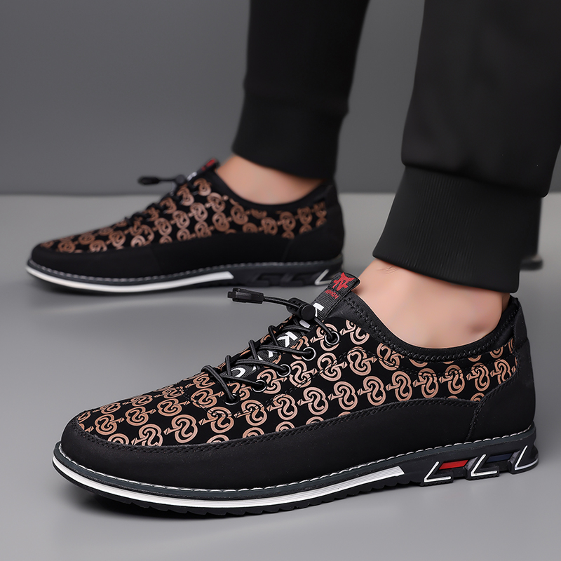 Men's Fashion Calfskin Leather Shoes