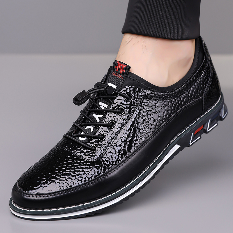 Men's Fashion Calfskin Leather Shoes