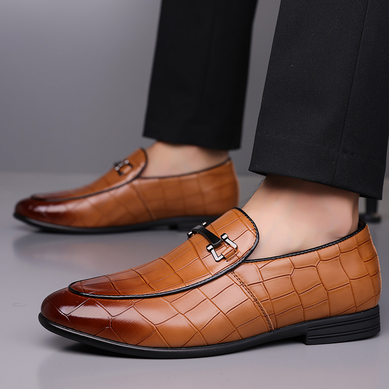 Men's Fashion Calfskin Leather Shoes