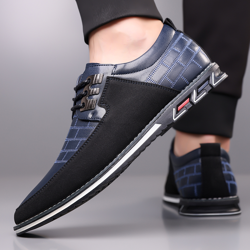 Men's Fashion Calfskin Leather Shoes